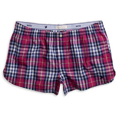 fuchsia chekered - boxer